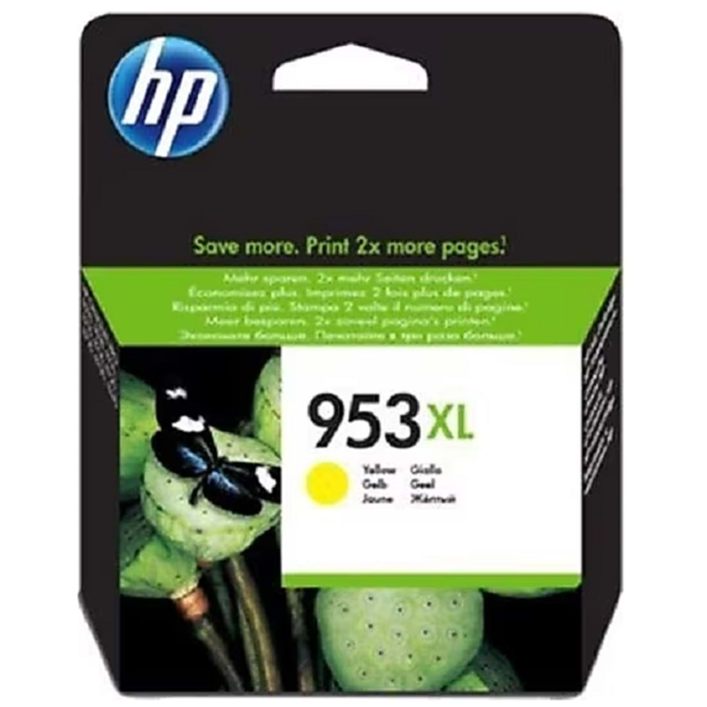 HP 953 XL Sarı Mürekkep Kartuşu