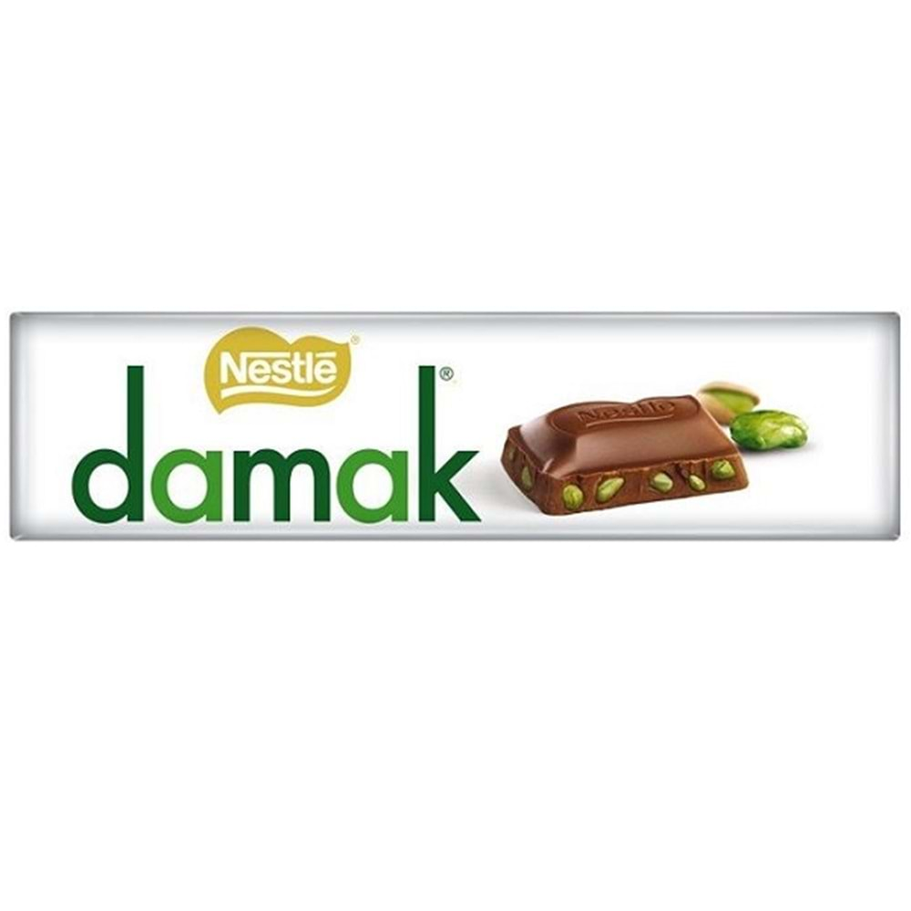 Nestle Damak Antep Fıstıklı Sütlü Baton Çikolata 30 gr.