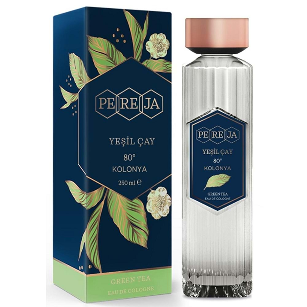 Pereja Yeşil Çay Kolonyası 250 ml Cam Şişe