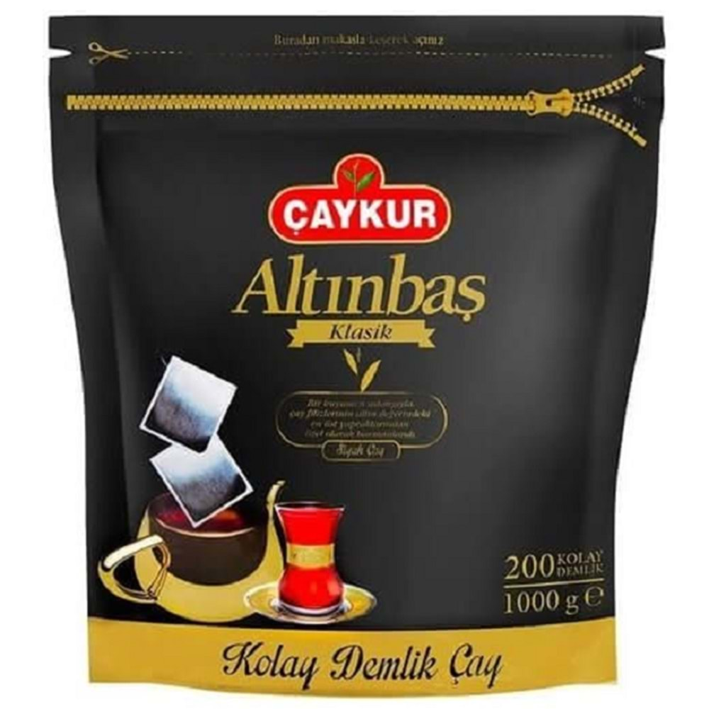 Çaykur Altınbaş Demlik Çay 5 Gr x 200 Adet 1 kg.