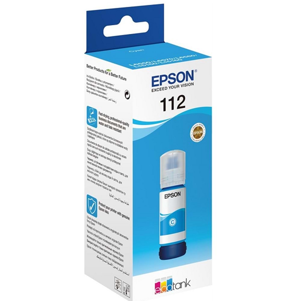 Epson 112 Orijinal Cyan Mürekkep 70 ml