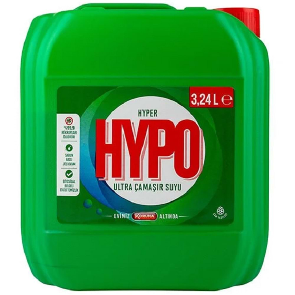 Hypo Ultra Çamaşır Suyu 3500 ml. Çam Tazeliği