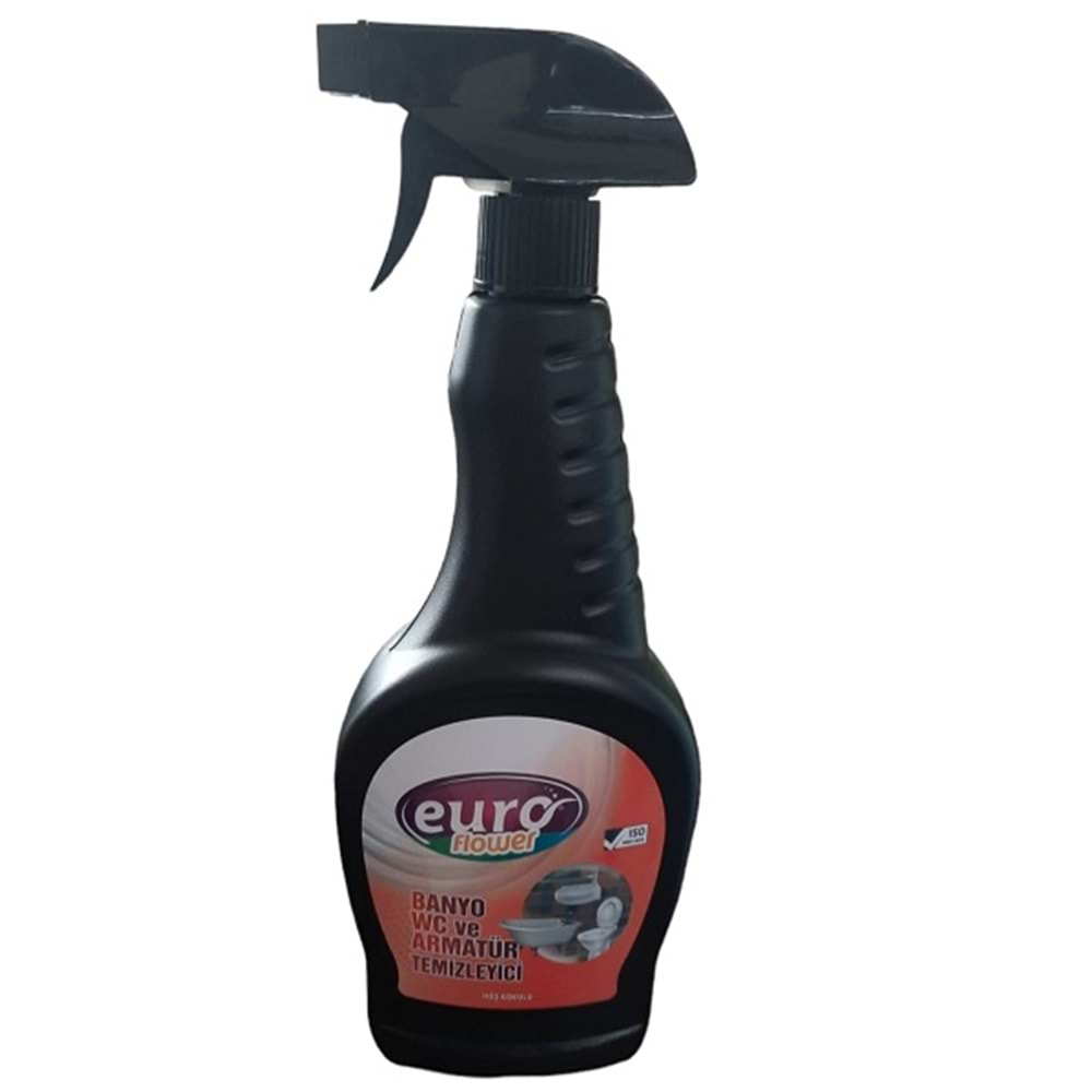 Euro Flower Banyo-Wc ve Armatür Temizleyici 750 ml. Sprey