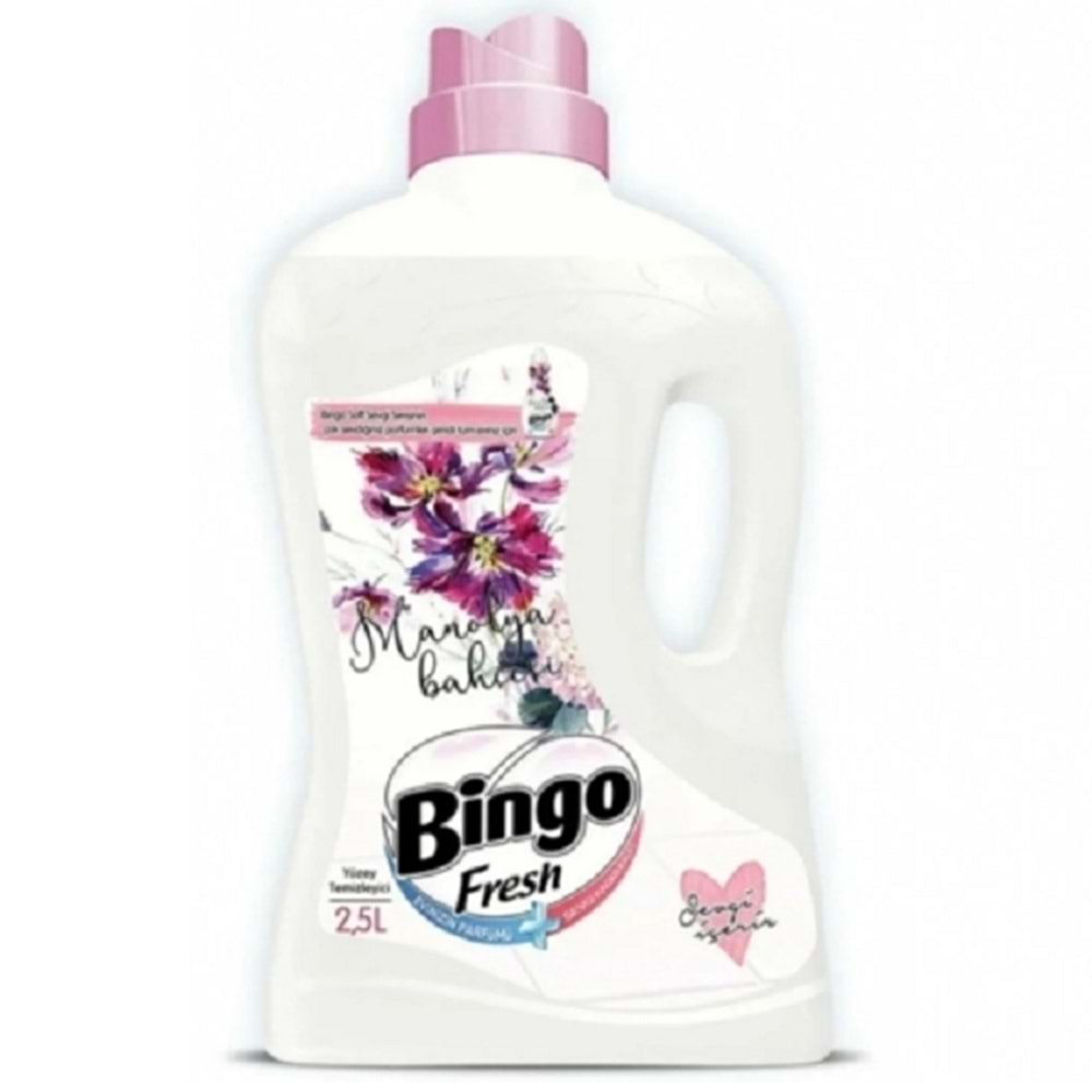 Bingo Fresh Yüzey Temizleyici Manolya Bahçesi 2,5 Litre