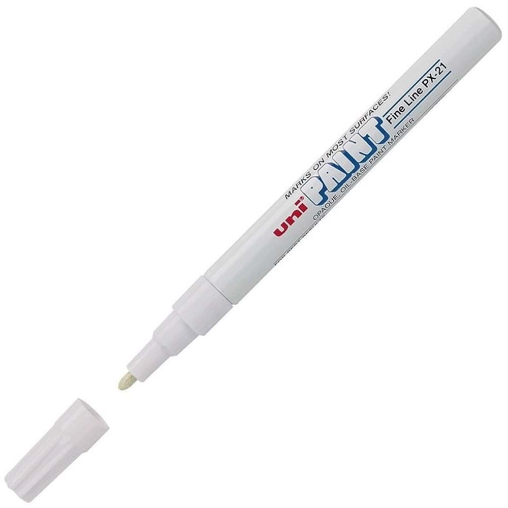 Uni-Ball Paint Marker Beyaz PX-21 (Demirbaş Kalemi)
