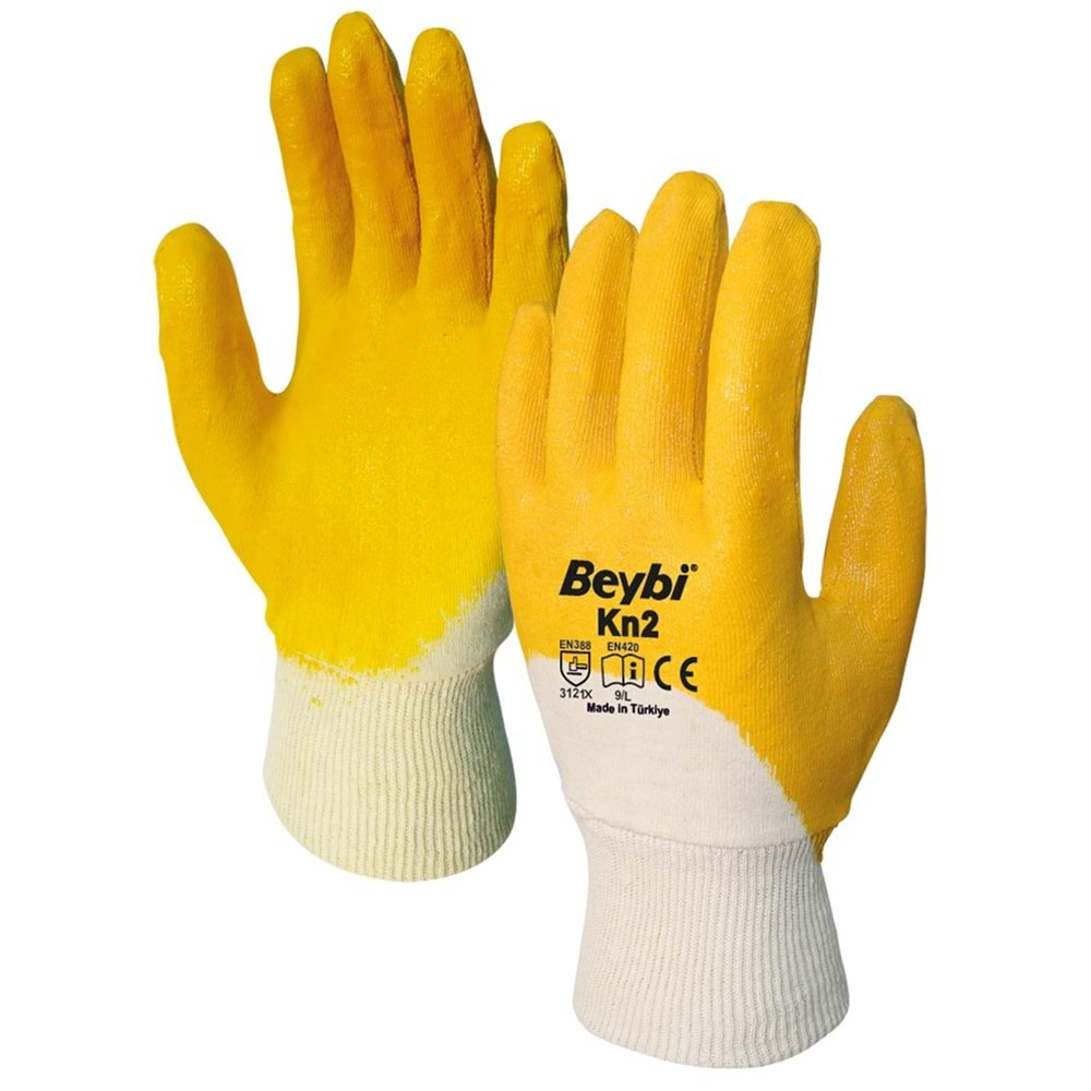 Beybi Nitril Pmk Kn2 10 Beden İş Eldiveni 12 Çift (1 Paket)