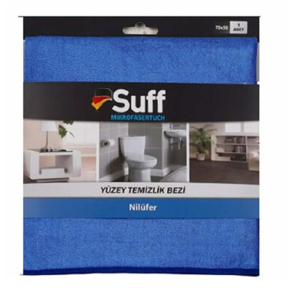 Suff Nilüfer Mikrofiber Yüzey Temizlik Bezi 70x50