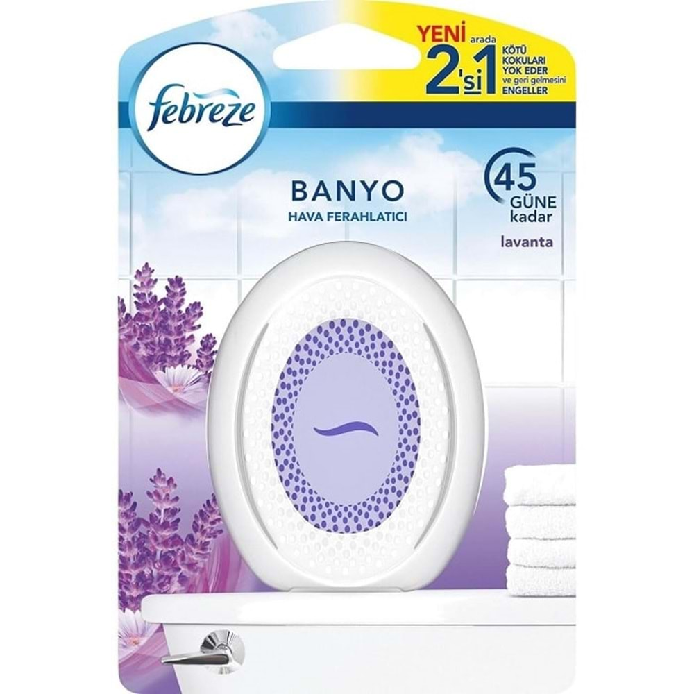 Febreze Hava Ferahlatıcı Banyo Oda Kokusu Lavanta 7,5 ml