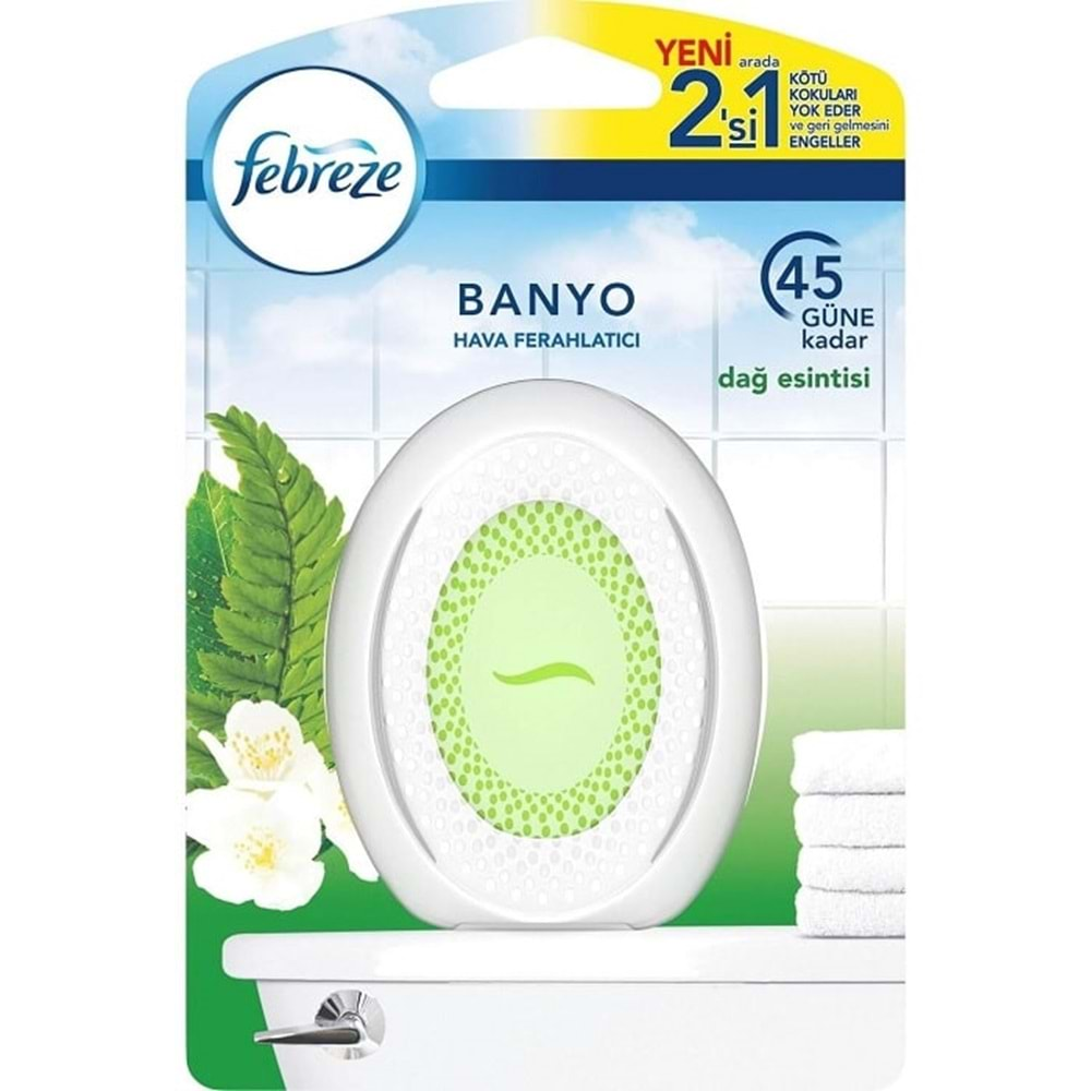 Febreze Hava Ferahlatıcı Banyo Oda Kokusu Dağ Esintisi 7,5 ml