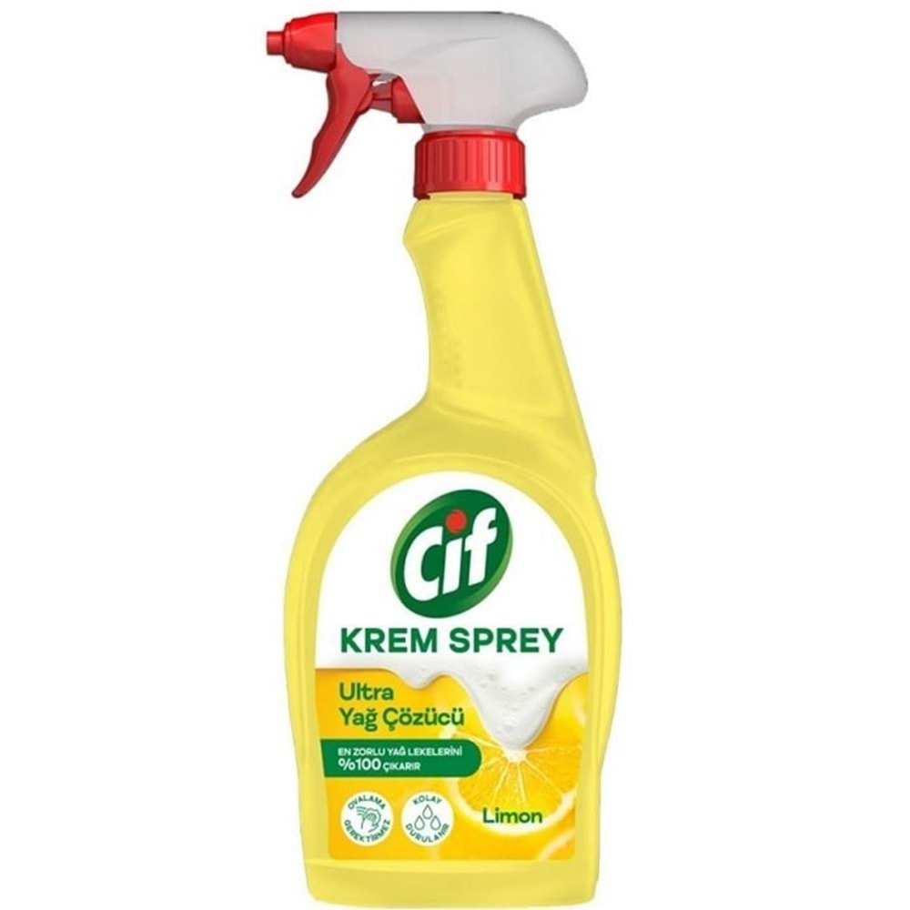 Cif Krem Limon Kokulu Sprey 750 ml