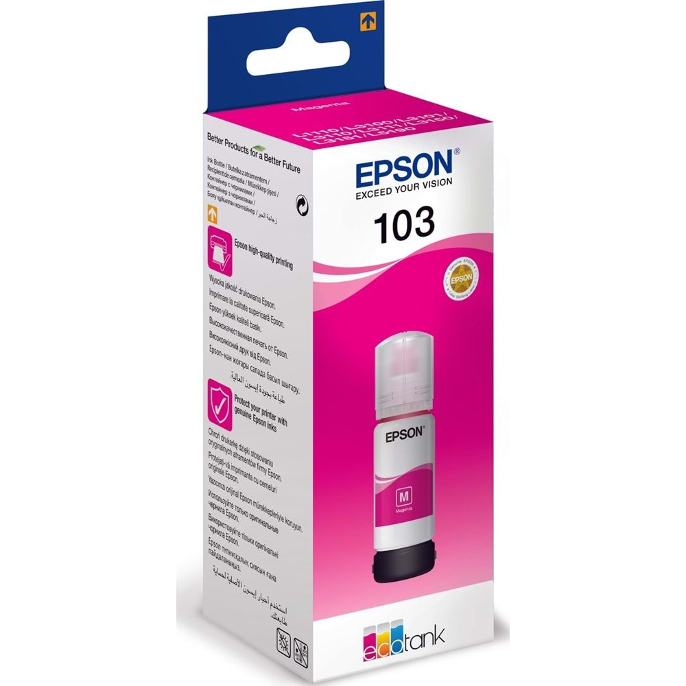 Epson 103 Orijinal Magenta Mürekkep 65 ml