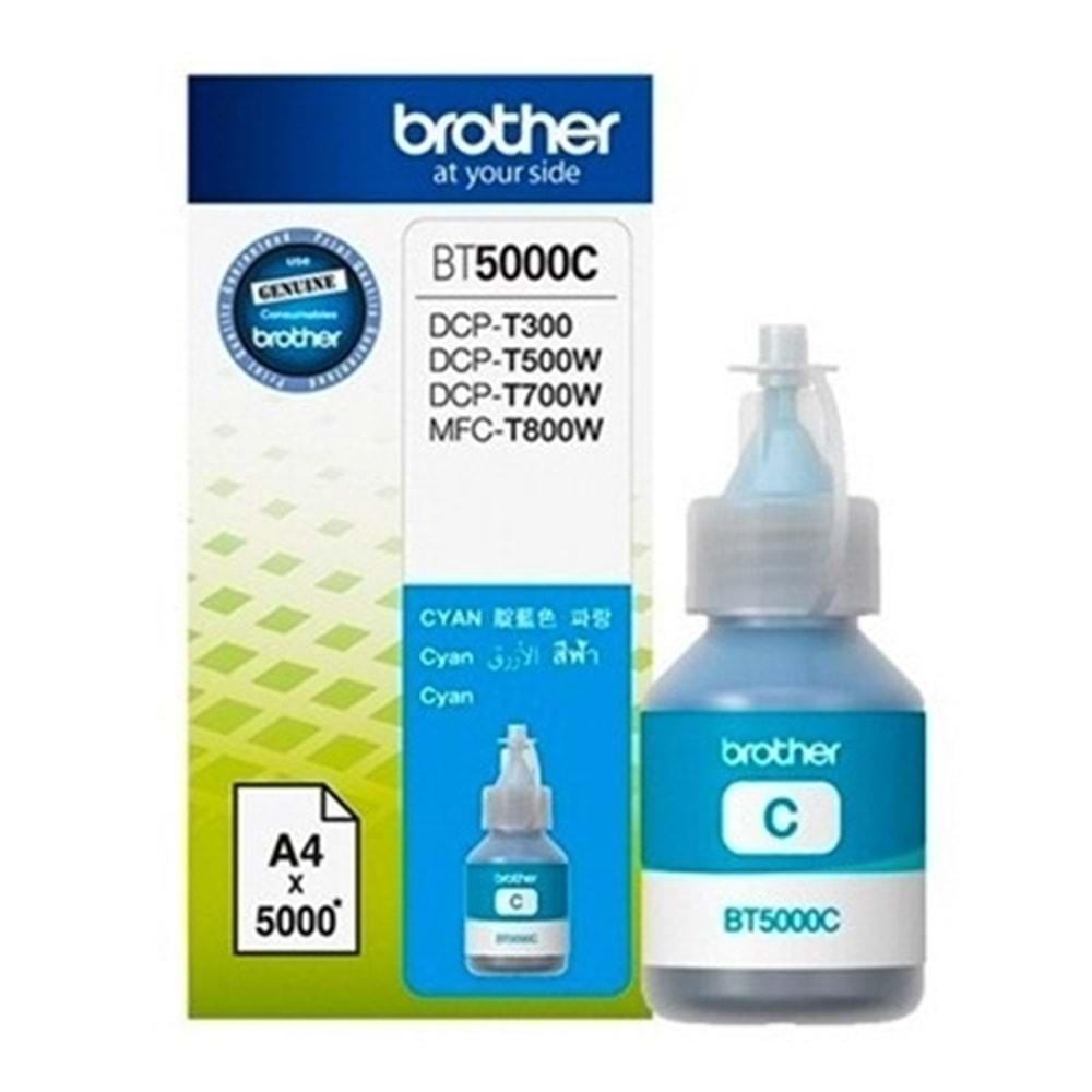 Brother BT5000C Orijinal Yazıcı Mürekkebi 48.8 ml. Cyan