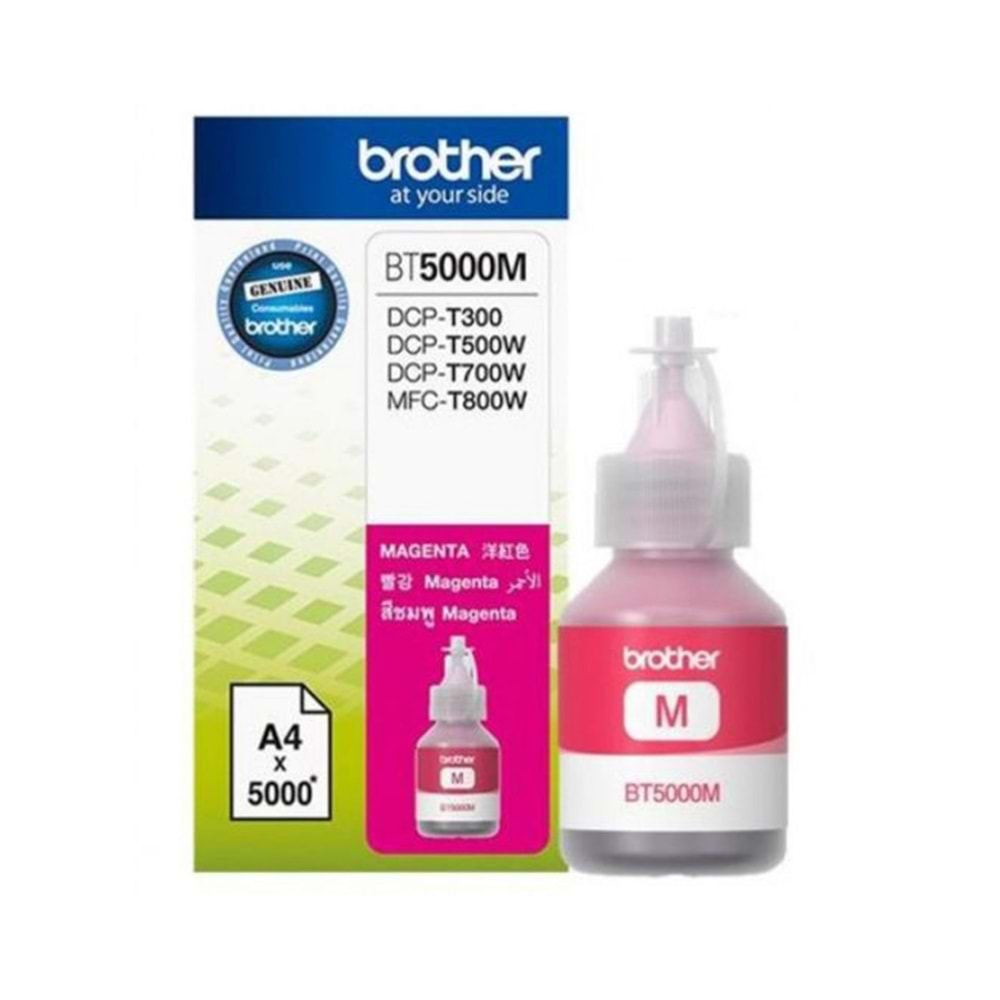 Brother BT5000M Orijinal Yazıcı Mürekkebi 48.8 ml. Magenta