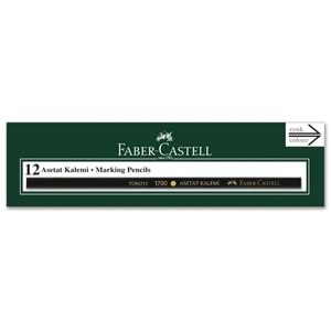 Faber Castell Asetat İşaretleme Kalemi Siyah 12 Adet