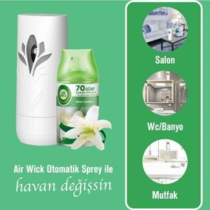 Air Wick Otomatik Koku Sprey Makinesi + Oda Kokusu Sprey Bahar