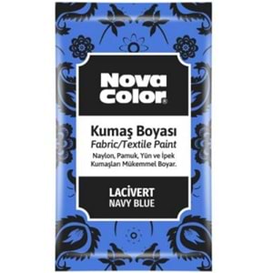 Nova Color Kumaş Boyası Toz Lacivert 12 gr.