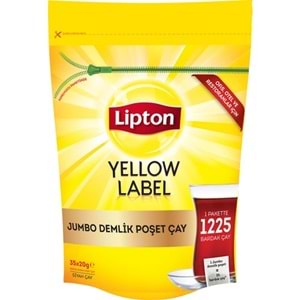 Lipton Demlik Süzen Poşet Çay Yellow Label Jumbo 35 li 20 gr.