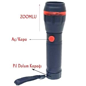 Ksmart El Feneri Led Zoomlu K-4146