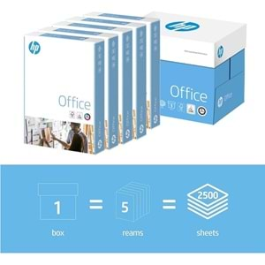 Hp Office A4 Fotokopi Kağıdı 80 gr. 5x500 (1 koli)