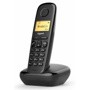 Gigaset A170 Siyah 50 Rehber Işıklı Ekran Dect Telsiz Telefon