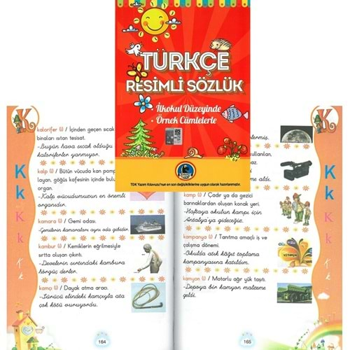 Türkçe Resimli Sözlük İlkokul Örnek Cümleler