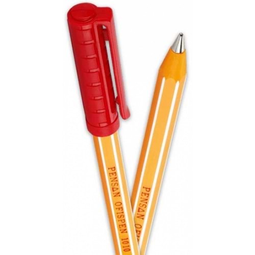 Pensan Officepen 1010 Tükenmez Kalem 1 mm Kırmızı