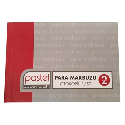 Pastel Para Makbuzu Cep Boy 2 Nüsha Otokopili 1/50