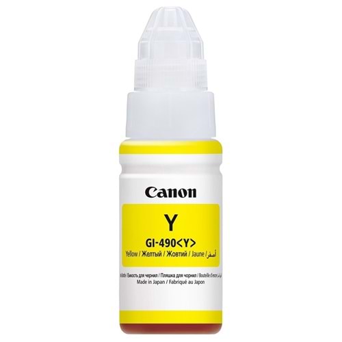 Canon GI-490Y Orijinal Yellow Mürekkep 70 ml