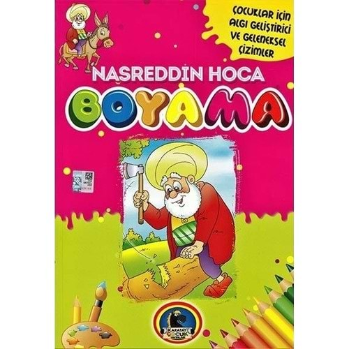 Karatay Örnekli Nasreddin Hoca Boyama Kitabı Kalın