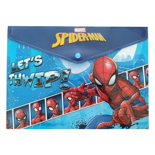 Spiderman Çıtçıt Dosya A4 Model 43505