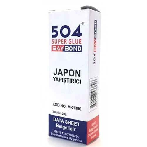 BayBond 504 Japon Yapıştırıcı 20 gr