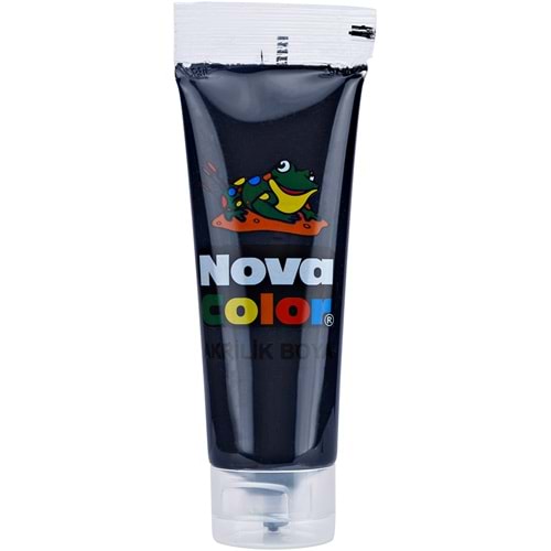 Nova Color Akrilik Siyah Tüp Boya 75 gr.