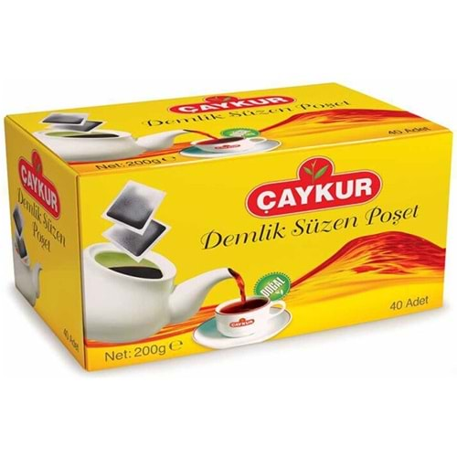 Çaykur Demlik Süzen Poşet Çay 40 Demlik 200 gr.