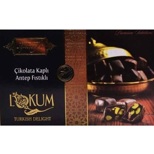 Sepetçioğlu Çikolata Kaplı Antep Fıstıklı Lokum 300 gr.