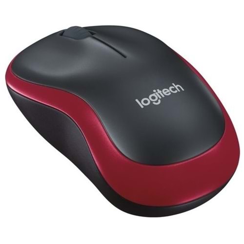 Logitech Kırmızı - Siyah Kablosuz Mouse M185