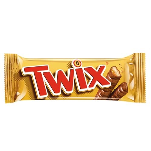 Twix Sütlü Çikolata Kaplı Karamel ve Bisküvi 2x25 gr.