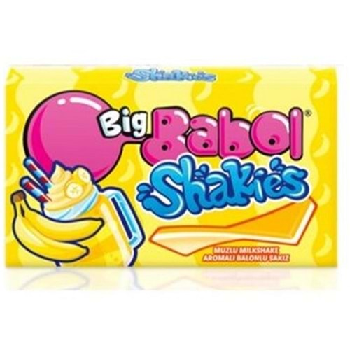 Big Babol Shakies Cüzdan Muz Aromalı Balonlu Sakız