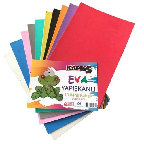 Kapris Eva Yapışkanlı A4 (20x30cm) 10 Renk