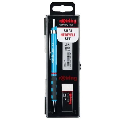 Rotring Tikky Mekanik Kurşun Kalem Okul Seti 0.7 Açık Mavi
