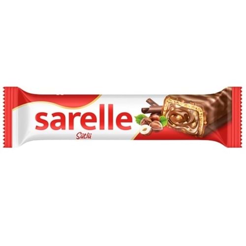 Sarelle Gold Çikolata Kaplamalı Fındık Ezme Dolgulu Bar 33 gr.