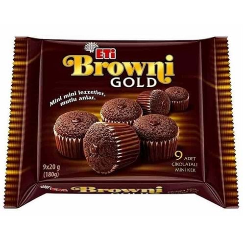 Eti Browni Gold Çikolatalı Mini Kek 180 gr.