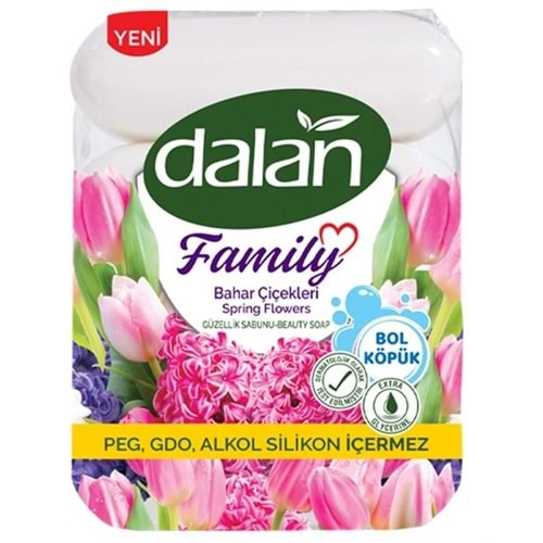 Dalan Family El Sabunu Bahar Çiçekleri 4x75 Gr.