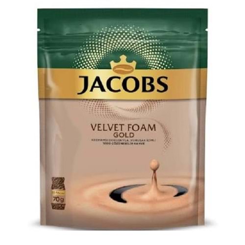 Jacobs Velvet Foam Gold Kahve 70 gr.