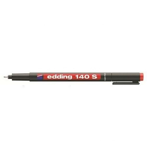 Edding E140S Marker Asetat Kalem Kırmızı 10 lu