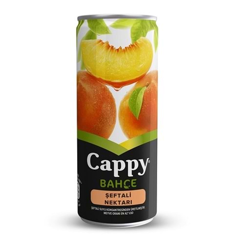 Cappy Şeftali Teneke Meyve Suyu 250 ml
