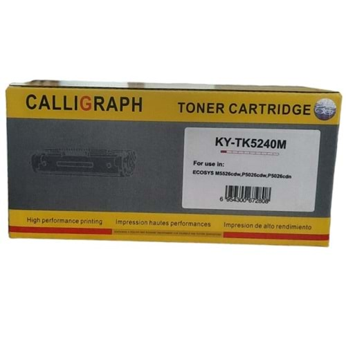 Calligraph KY-TK5240M Muadil Toner Kırmızı