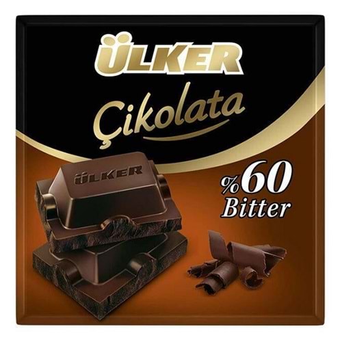Ülker %60 Bitter Kare Çikolata 60 gr.