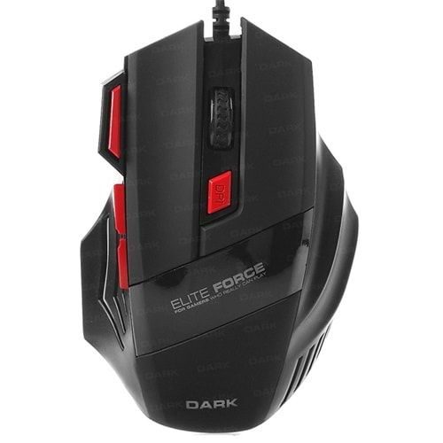 Dark Elite Force GM1000 Kablolu Oyuncu Mouse Siyah