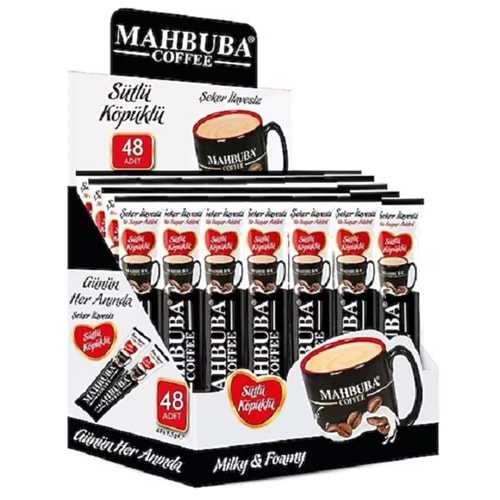 Mahbuba 2 si 1 Arada Bol Sütlü Kahve 9,5Grx48