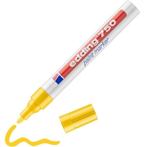 Edding 750 Paint Marker Hobi Sanat Kalemi 2-4 mm Sarı